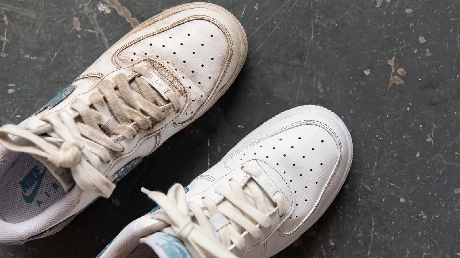 Repaint lớp sơn trắng mới lên midsole
