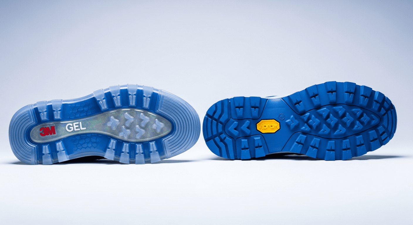Dán Sole 3M, Sole Gel Hay Vibram? Cách Chọn Đúng Cho Sneaker Và Giày Tây