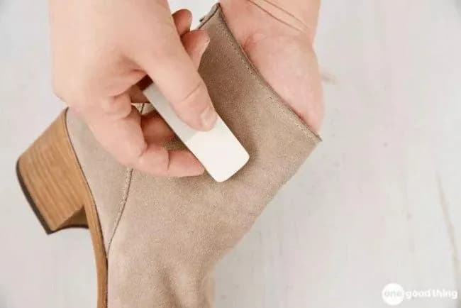 Hiệu quả chống thấm: vết nước trước và sau khi xử lý da lộn
