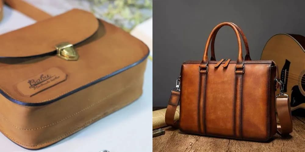 So sánh bề mặt các loại da làm túi xách