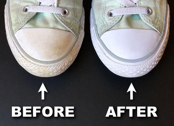 Bật mí 5 cách làm sạch đế giày cao su trắng sáng như mới