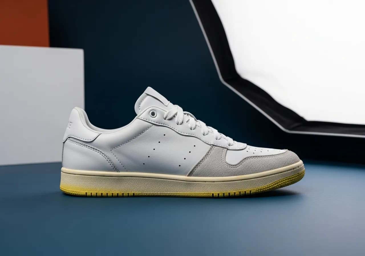 Tình trạng sản phẩm cho sneaker trắng ố vàng tại EXTRIM