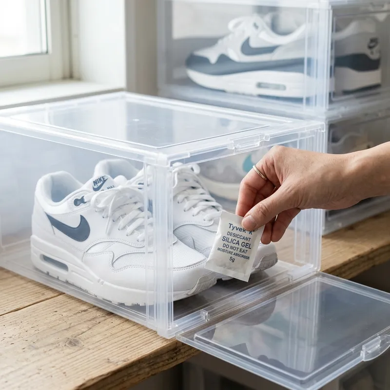 Hộp bảo quản và chống ẩm cho bộ sưu tập sneaker tại nhà