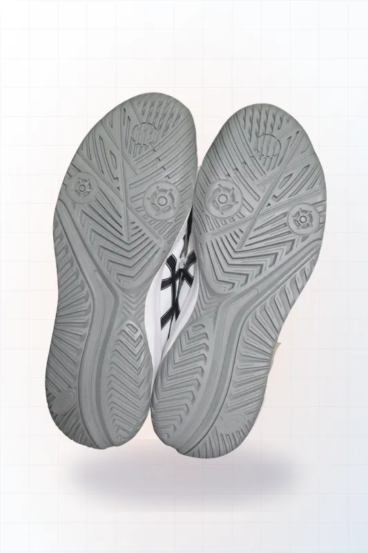 Sneakers with worn sole — Pickleball sole capping (after)