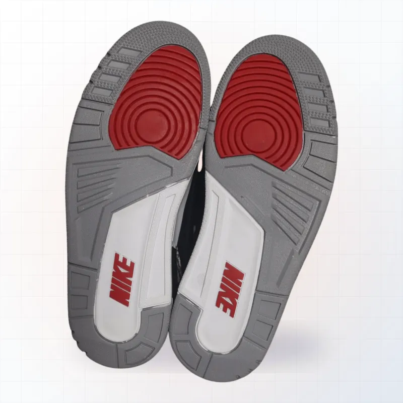 Nike Jordan with worn sole — Full sole replacement (after)