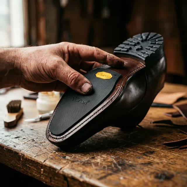 Tại Sao Dán Đế Vibram Là Khoản Đầu Tư Dài Hạn Bắt Buộc Cho Giày Tây?